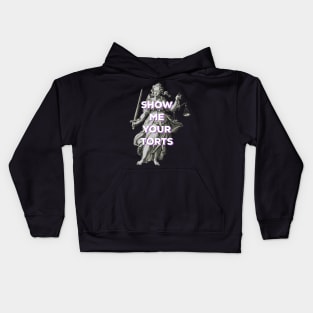 Funny Lawyer - show me your torts Kids Hoodie